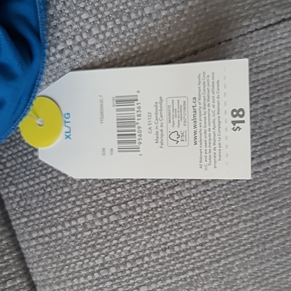 Time and Thru Recycled Material Bikini Top and Bottom - Picture 4 of 7